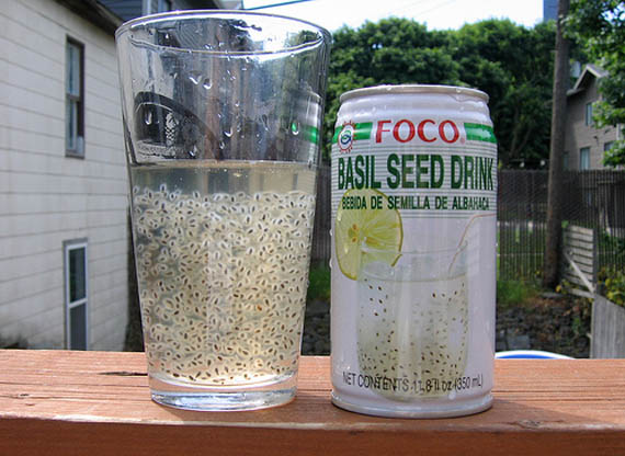 basil seed drink